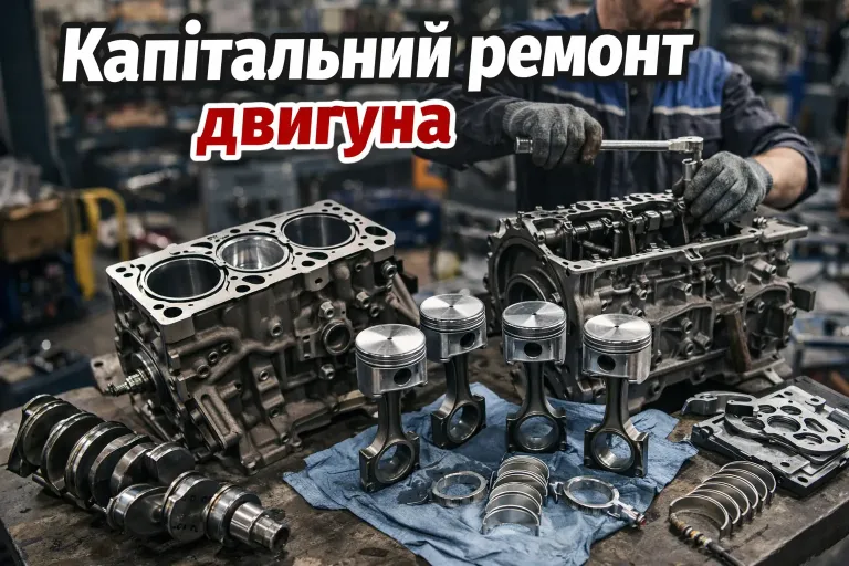 Капітальний ремонт двигуна: чому і коли потрібен та як виконується