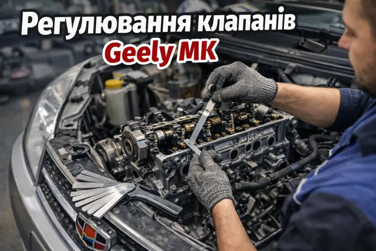 Регулювання клапанів Geely MK: коли і як це робити