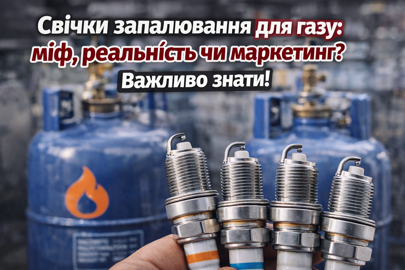 Свечи зажигания ГБО: миф, реальность или маркетинг? Важно знать!