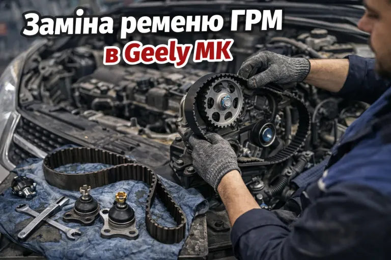 Як і коли замінювати ремінь ГРМ на Geely MK та Geely MK Cross: питання та відповіді