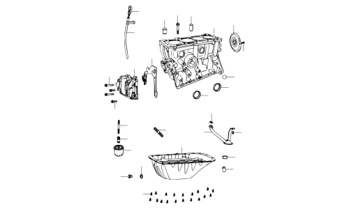 Блок двигателя на Chery QQ