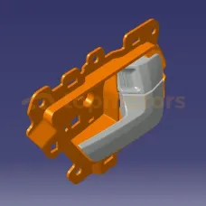 Ручка двери внутренняя задняя правая