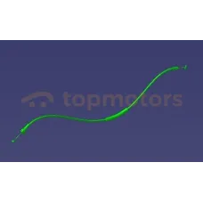 Трос замка дверей задней левой/правой (на открывание)