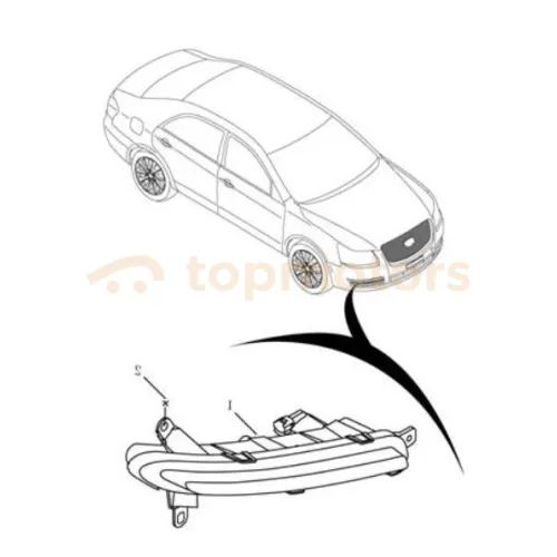 Фара передня права (ДХВ) Geely Emgrand EC8 (1017027223)