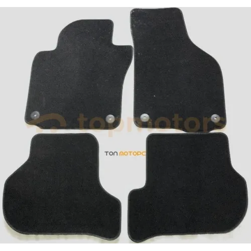 Коврики ворсовые комплект черные Chery Jaggi (4826909)
