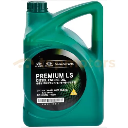Моторное масло Hyundai Premium LS Diesel 5W-30 (520000611, 520000411, 520000111)