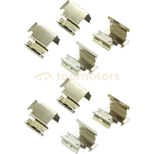 Пластины передних колодок (комплект 4 шт) Geely Emgrand EC7 (-2015) (1064001724P)