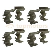 Пластины передних колодок (комплект 4 шт)