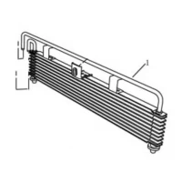 Радиатор масляный коробки автомат для Geely Emgrand EC8 2.4AT